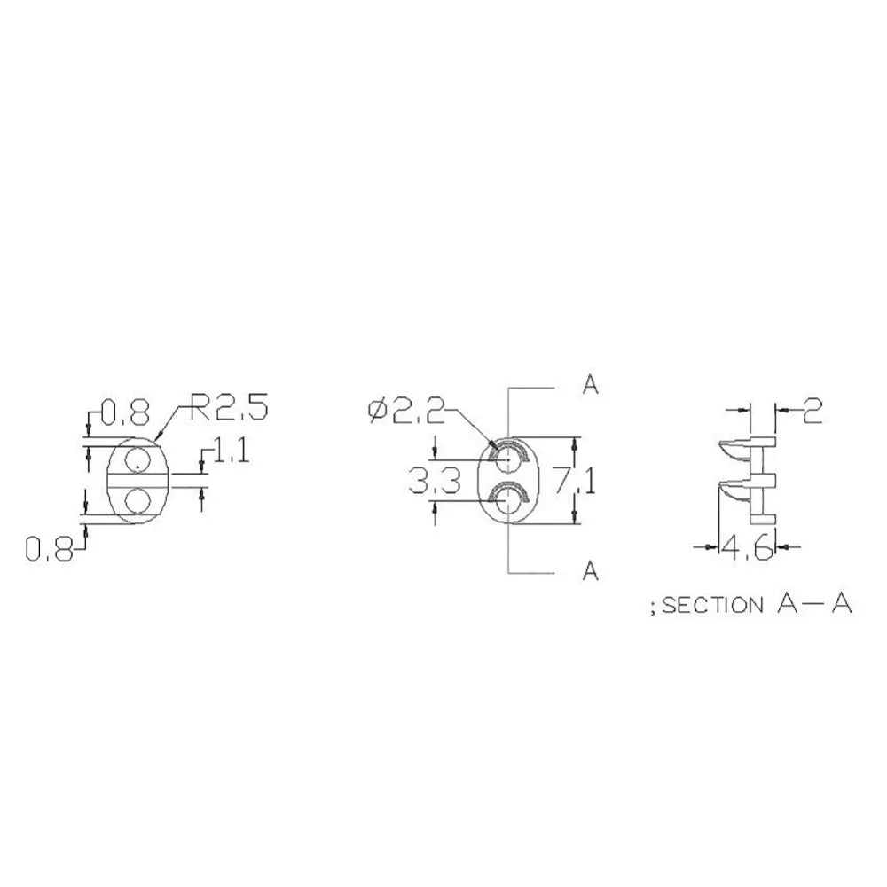 Evemodel Signals-JTD12 10 sets Target Faces With LEDs for Railway Signal N or Z Scale 2 Aspects