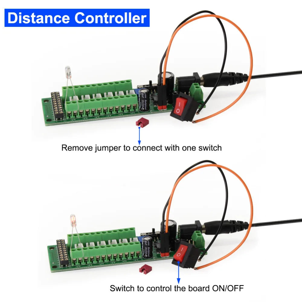 Evemodel Power Distribution Board Self-adapt Power Distributor+Accessory LED Light Hub PCB012