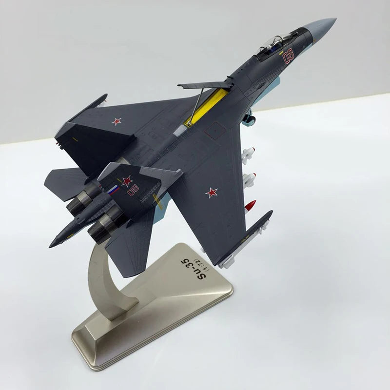 1/72 Scale Alloy Fighter Sukhoi SU-35 Multi-fighter Airplane Model Russian Air Force SU35 Aircraft Gift Collection