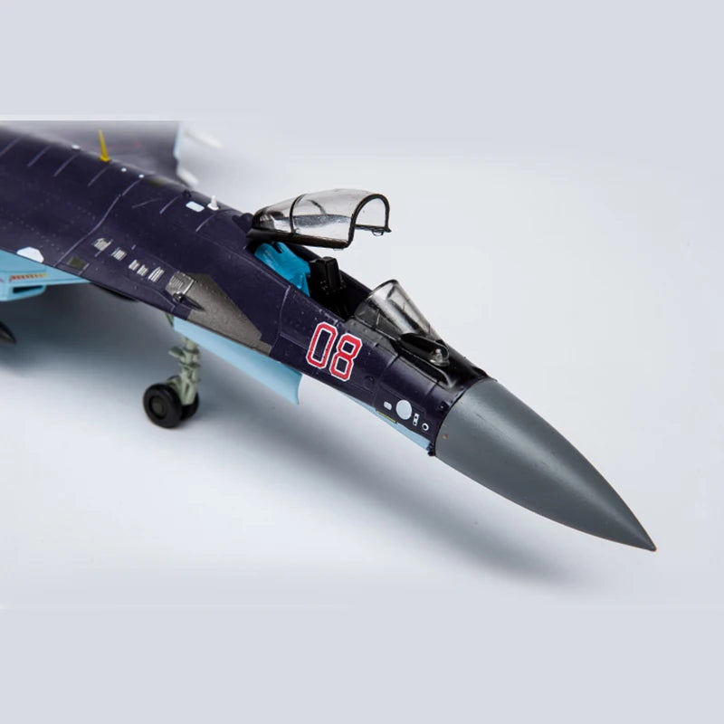 1/72 Scale Alloy Fighter Sukhoi SU-35 Multi-fighter Airplane Model Russian Air Force SU35 Aircraft Gift Collection