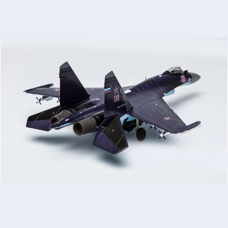 1/72 Scale Alloy Fighter Sukhoi SU-35 Multi-fighter Airplane Model Russian Air Force SU35 Aircraft Gift Collection