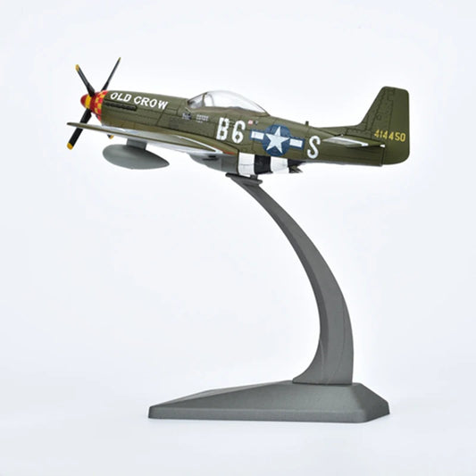 Diecast Metal 1/72 Scale American Army Airlines P-51D Mustang Fighter P51 Airplane Model Military