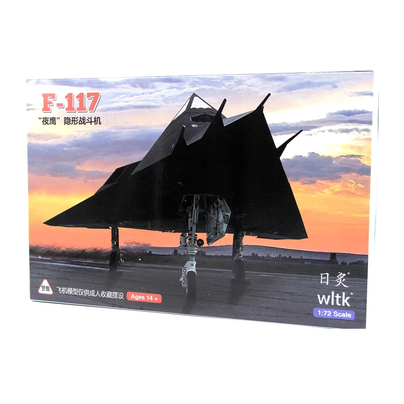 Aircraft 1/72 Scale U.S. Air Force F-117 Nighthawk Fighter Military Planes Model Airplane