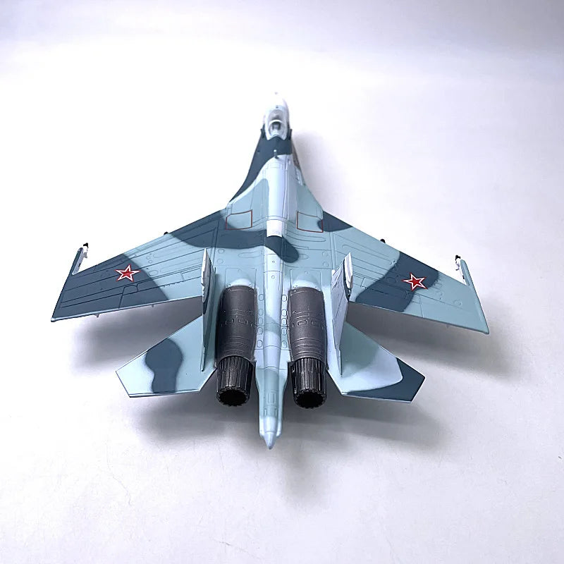 1/100 Scale Su35 Alloy Model Russian Fighter SU-35 Aircraft Model Plane