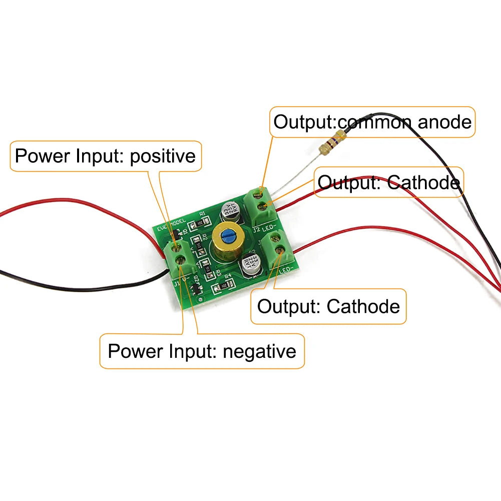 Evemodel Compact Circuit Board to Flash Lights Signals Lamps Alternatively PCB006 (Pack of 2)