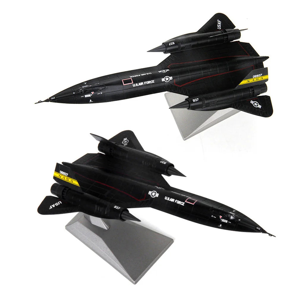 Aircraft Plane model US Air Force SR-71 Blackbird reconnaissance airplane Alloy model SR71 1:200 diecast metal airplanes model