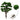 16pcs Model Trains HO scale 1:87 Green Model Trees Raodside Scene Courtyard Layout