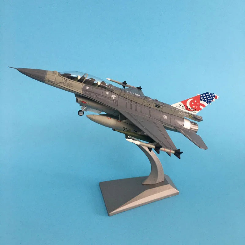 1/72 Scale Alloy Model Diecast F16 Fighter Singapore Aircraft Model Plane