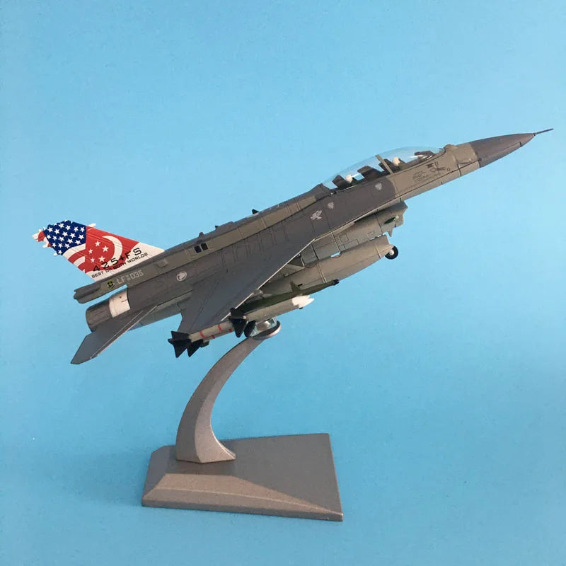 Aircraft Plane model 1:72 F16 Singapore Fighter Toy For Collection Airplane Alloy model diecast 1:100 metal Planes