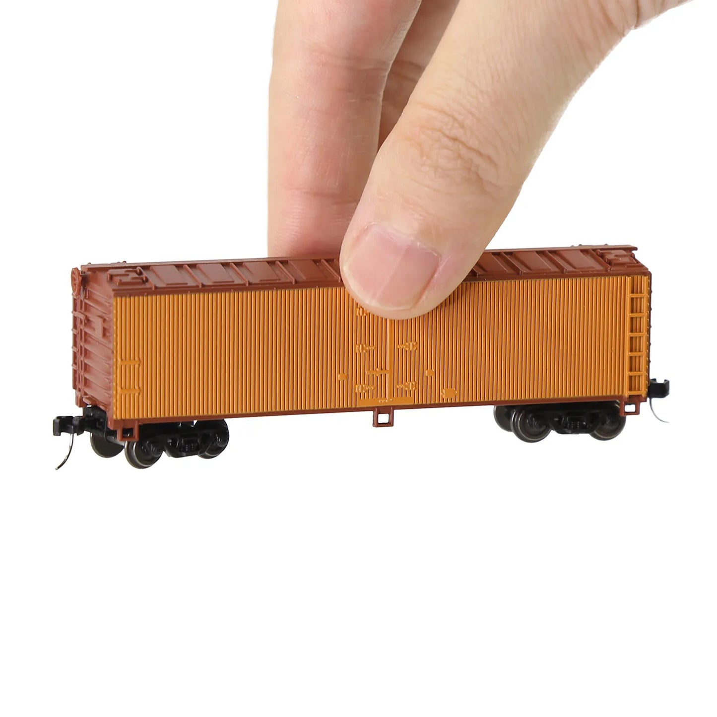 Evemodel 1pc Model Railway N Scale 1:160 40' Woodside Reefer 40ft Boxcar Rolling Stock Freight Car C15016