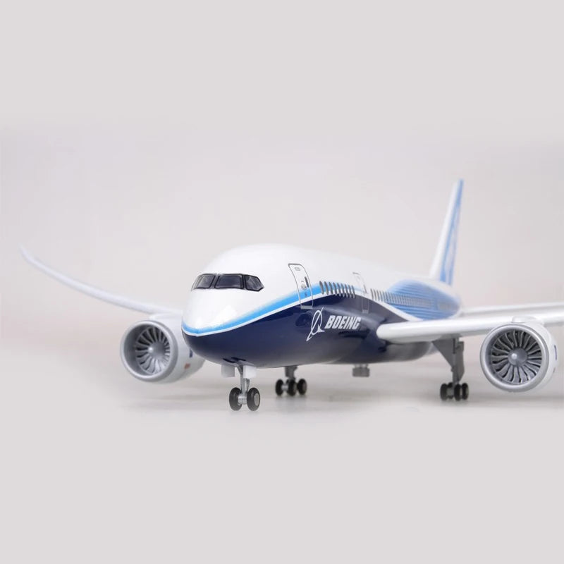 46cm Original Boeing 747 Plane Model Airplane Model Aircraft Model 1/160 Scale Diecast Resin Airplanes Planes W Light