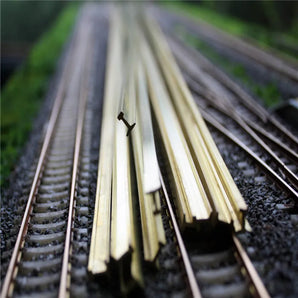 50cm G Scale Model Train Tracks – Metal Rails for Railway Layout, Diorama & Hobby Building