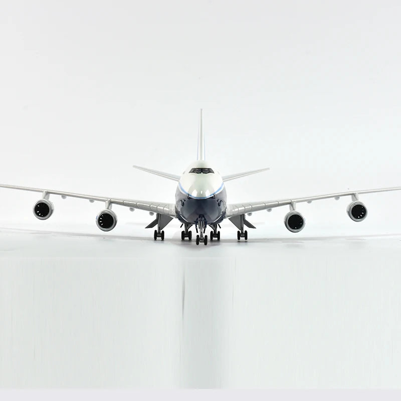 46cm Original Boeing 747 Plane Model Airplane Model Aircraft Model 1/160 Scale Diecast Resin Airplanes Planes W Light