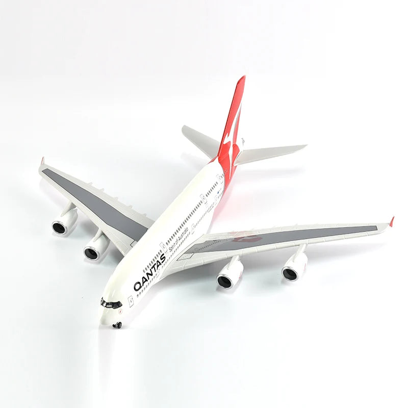 46cm QANTAS Air bus A380 Plane Model Airplane Model Aircraft Model 1/160 Scale Diecast Resin Airplanes Planes