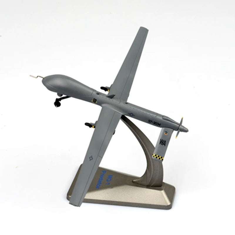 1/72 Scale MQ-1 Predator Drone Reconnaissance Collection Metal Diecast Model Aircraft Plane