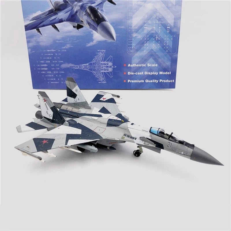 Aircraft model Plane Russian Air Force fighter Su 35 airplane Alloy model diecast 1:100 scale metal Planes