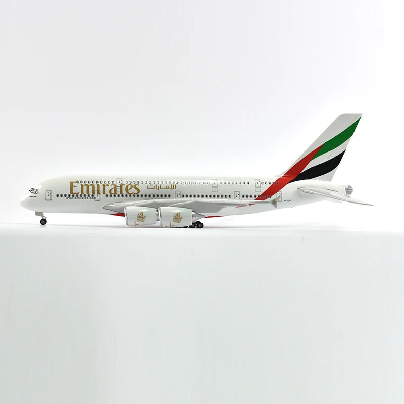 46cm British Airways Airbus a380 Plane Model Airplane Model Aircraft Resin Diecast 1:160 Scale with Light & Wheel