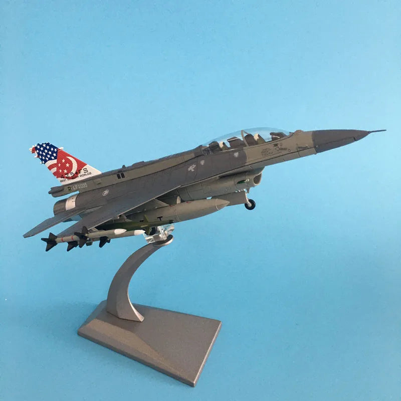 Aircraft Plane model 1:72 F16 Singapore Fighter Toy For Collection Airplane Alloy model diecast 1:100 metal Planes