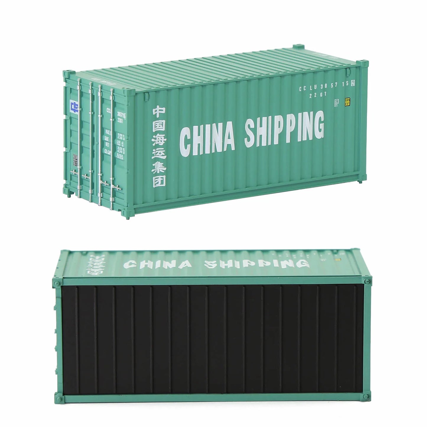 Evemodel 3pcs HO Scale 1:87 20ft Shipping Contaniers Cargo Box Model Railway C8726