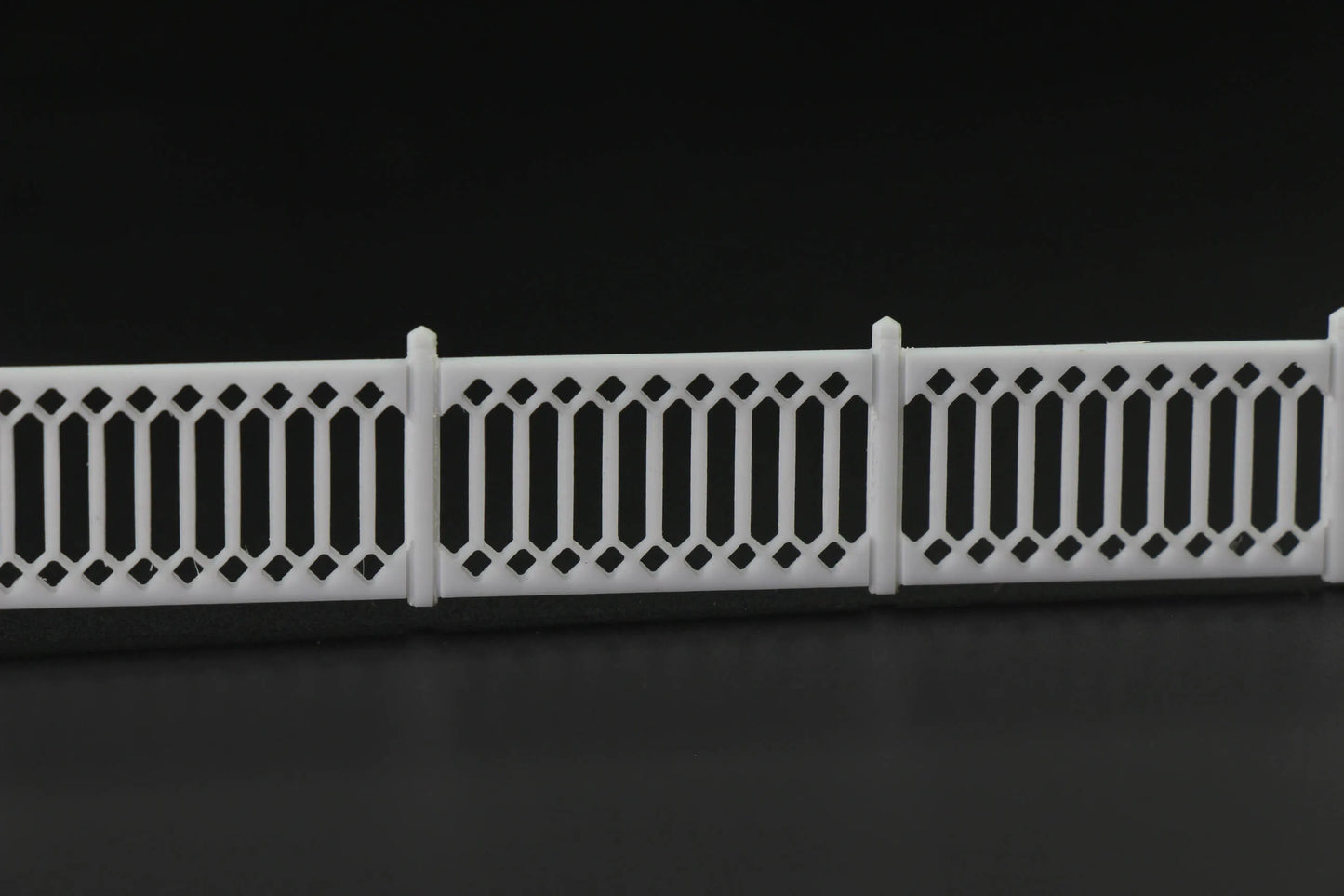 Evemodel 1 Meter Model Railway White Building Fence Wall 1:87 HO Scale Model Trains Diorama Accessory