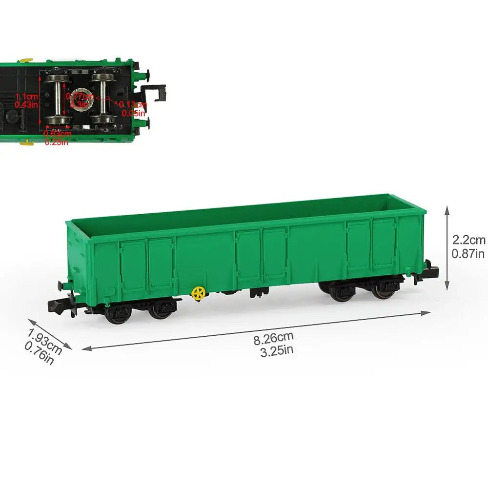 C15013 Evemodel N Scale 1:160 40ft High-side Gondola Car Model Trains Wagons (Pack of 3)