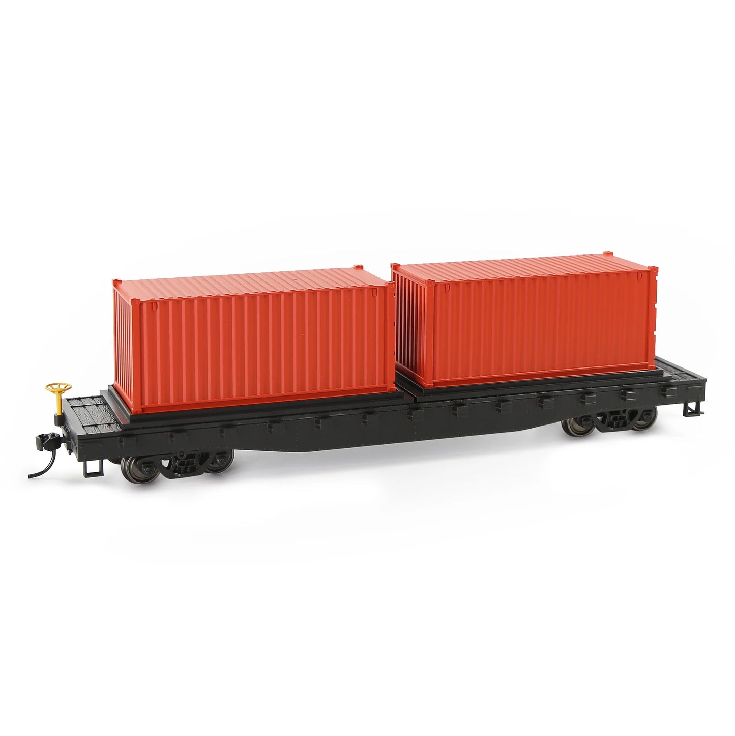 3pcs/8pcs HO Scale 1:87 Blank 20' (ft) Shipping Containers Pure Color Ribbed Side Container Cargo Box C8720