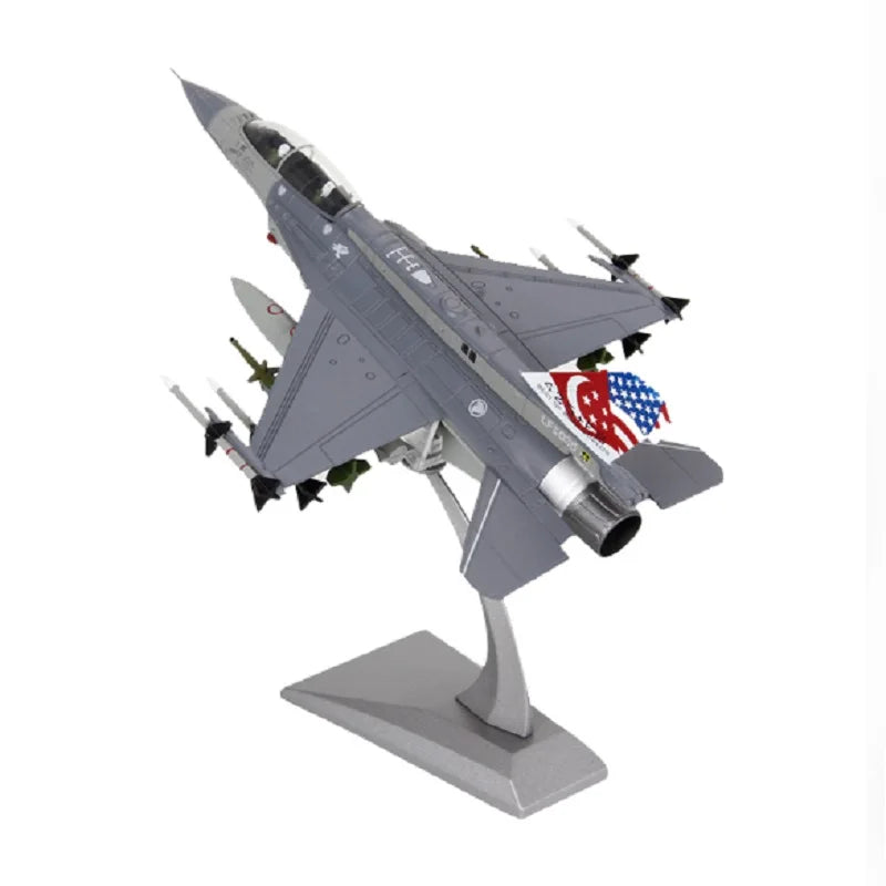 1/72 Scale Alloy Model Diecast F16 Fighter Singapore Aircraft Model Plane