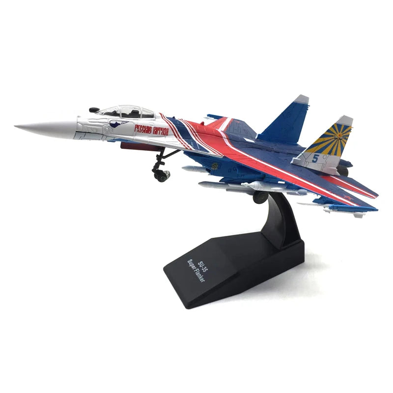 1/100 Scale Su35 Alloy Model Russian Fighter SU-35 Aircraft Model Plane