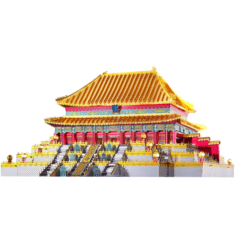 Piececool Model Building Kits Chinese Buildings 3D Metal Puzzles Jigsaw Toys for Teens Creative Gifts for Christmas