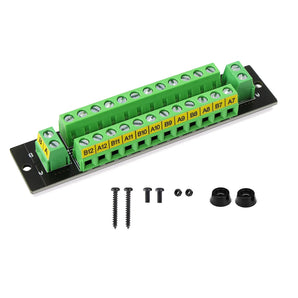 1 Unit Power Distribution Board 10A 2 Inputs 2 x 12 Outputs for DC AC Voltage Power Control