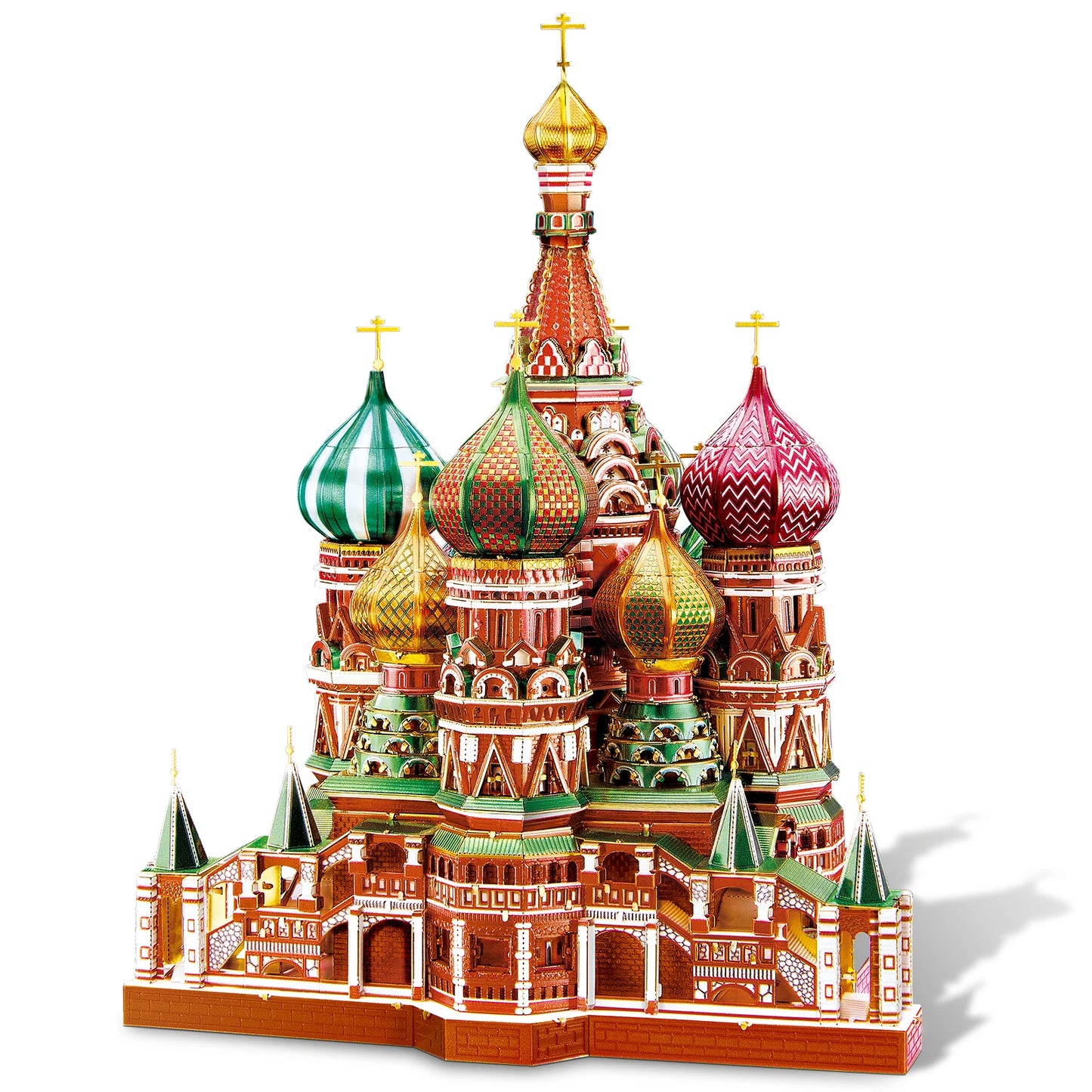 Piececool 3D Metal Puzzle Saint Basil's Cathedral Model Building Kits Jigsaw Teen Diy Toys