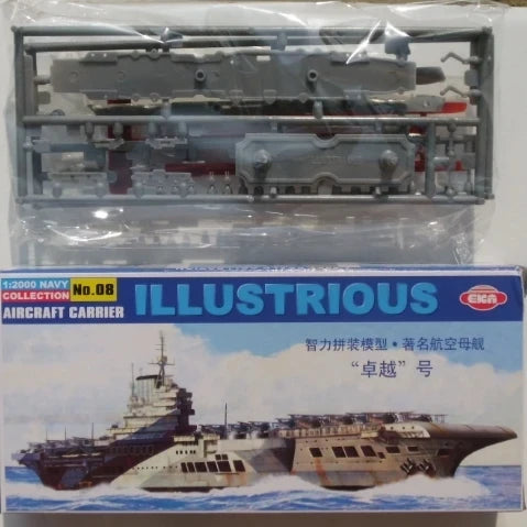 1/2000 US Navy Aircraft Carrier German Cruiser British Hood Battleship Plastic Assemble Warship Model