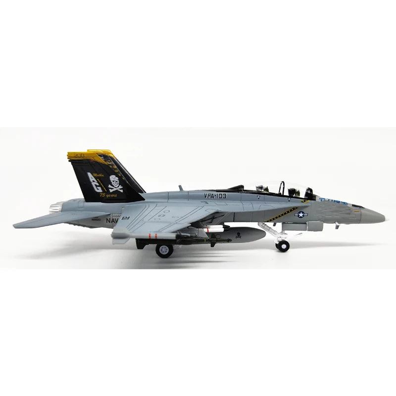 1/100 Scale Alloy Model Diecast  USA F-14 Tomcat Jolly Roger Squadron vf103 Boeing Military Missile bomber