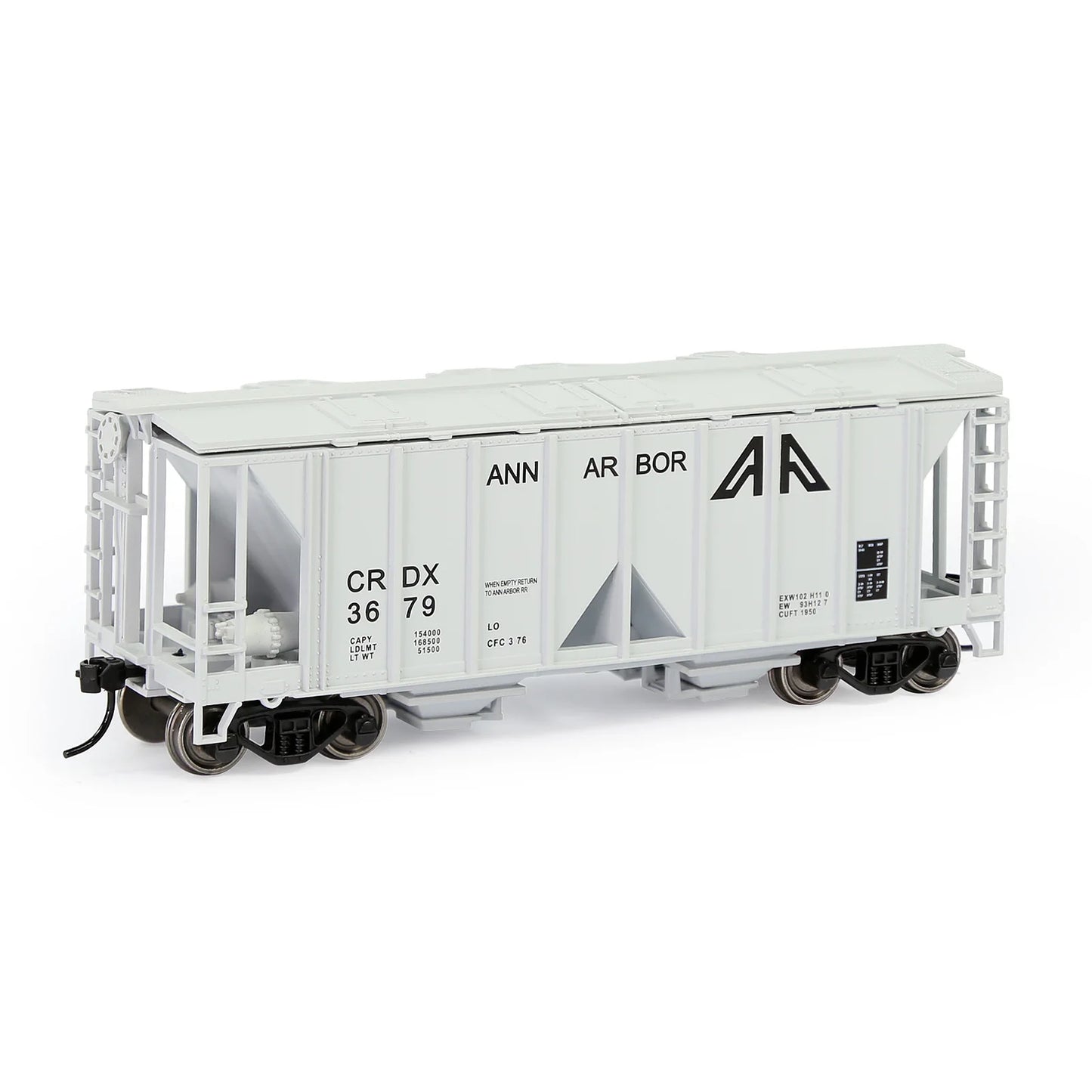 Evemodel Wagon 1 Unit HO Scale 2-Bay Covered Hopper Car 1:87 Model Trains Freight Car C8760