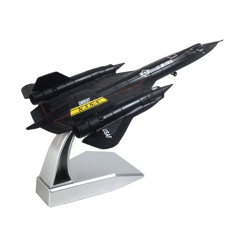 1/144 Scale US Air Force SR-71 Blackbird Reconnaissance Fighter SR71 Diecast Metal Model Plane