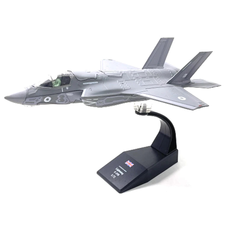 1/72 Scale Diecast Metal F35B Fighter British Air Force F-35B  Aircraft Model Plane