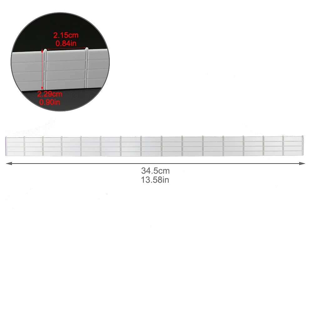 Evemodel 1 Meter Model Railway White Building Fence Wall 1:87 HO Scale Model Trains Diorama Accessory