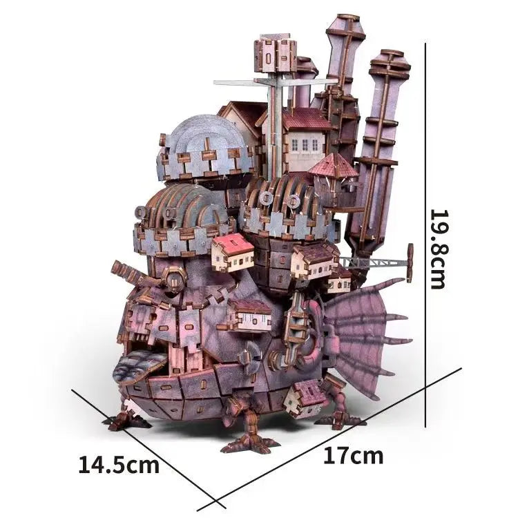 Adult 3D Wooden Puzzle Model Crafts Decoration Puzzle Magic Castle Model Kit Toy Exquisite Birthday Gift For Kids Girls Teens