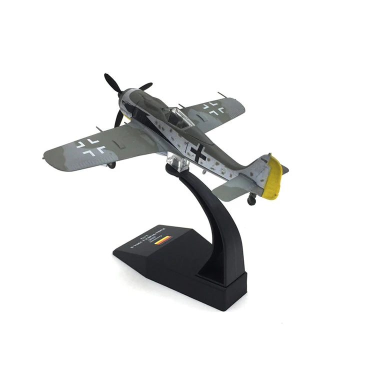 1/72 Scale (Focke-Wulf)Fw-190 Fighter Alloy Military Aircraft Model Diecast Metal Model Plane