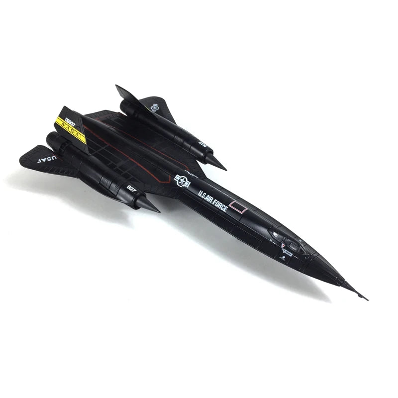 1/144 Scale US Air Force SR-71 Blackbird Reconnaissance Fighter SR71 Diecast Metal Model Plane