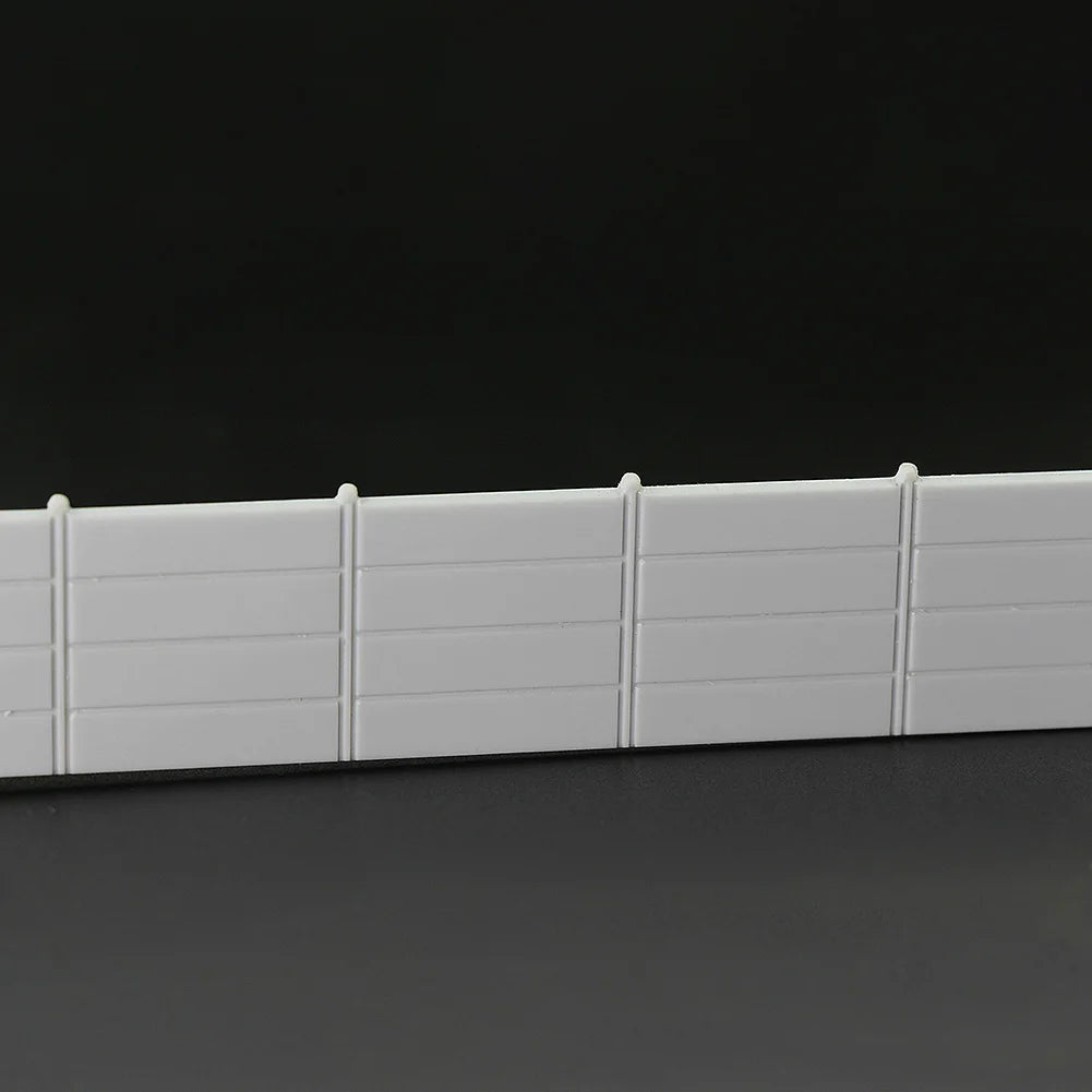 Evemodel 1 Meter White Model Fence Wall 1:87 HO OO Scale LG0787 Pack of 3pcs 34.5cm