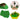 17cmX17cm 12pcs Deep Green Grass Mat Artificial Lawn Carpet for DIY Project Model Layout