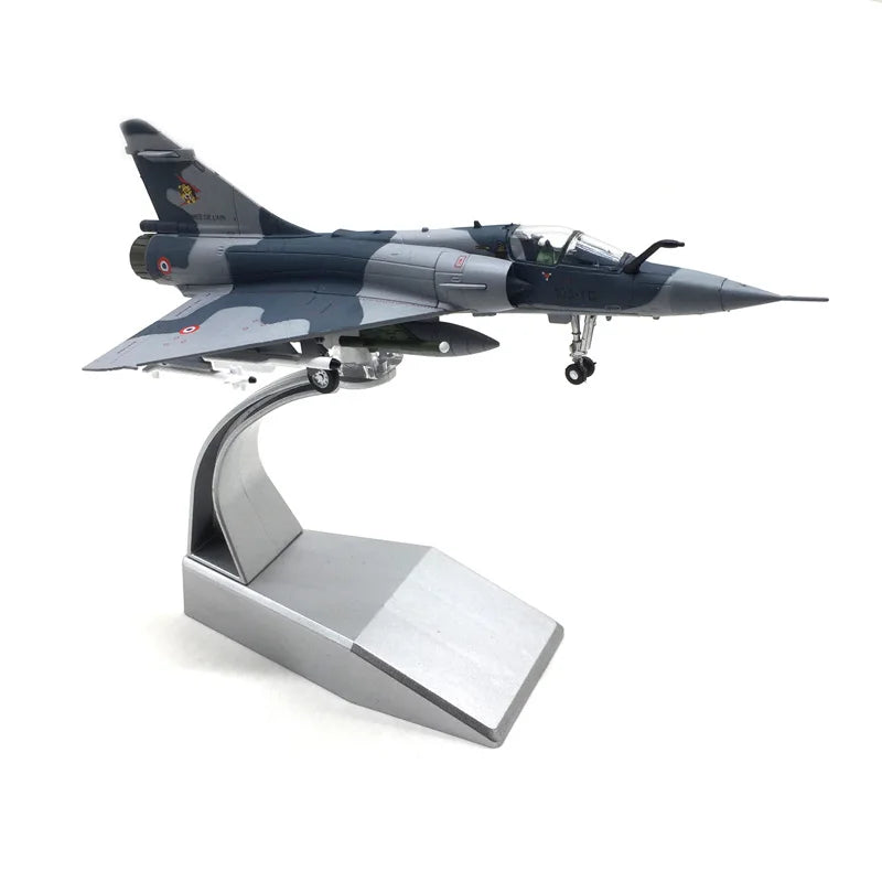 Diecast Metal 1/100 Scale French Mirage 2000 Fighter Jet Mirage-2000 Aircraft Model Planes