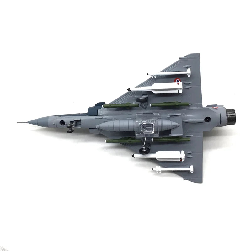 Diecast Metal 1/100 Scale French Mirage 2000 Fighter Jet Mirage-2000 Aircraft Model Planes