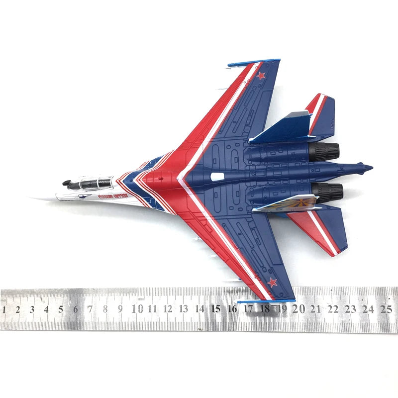 1/100 Scale Su35 Alloy Model Russian Fighter SU-35 Aircraft Model Plane