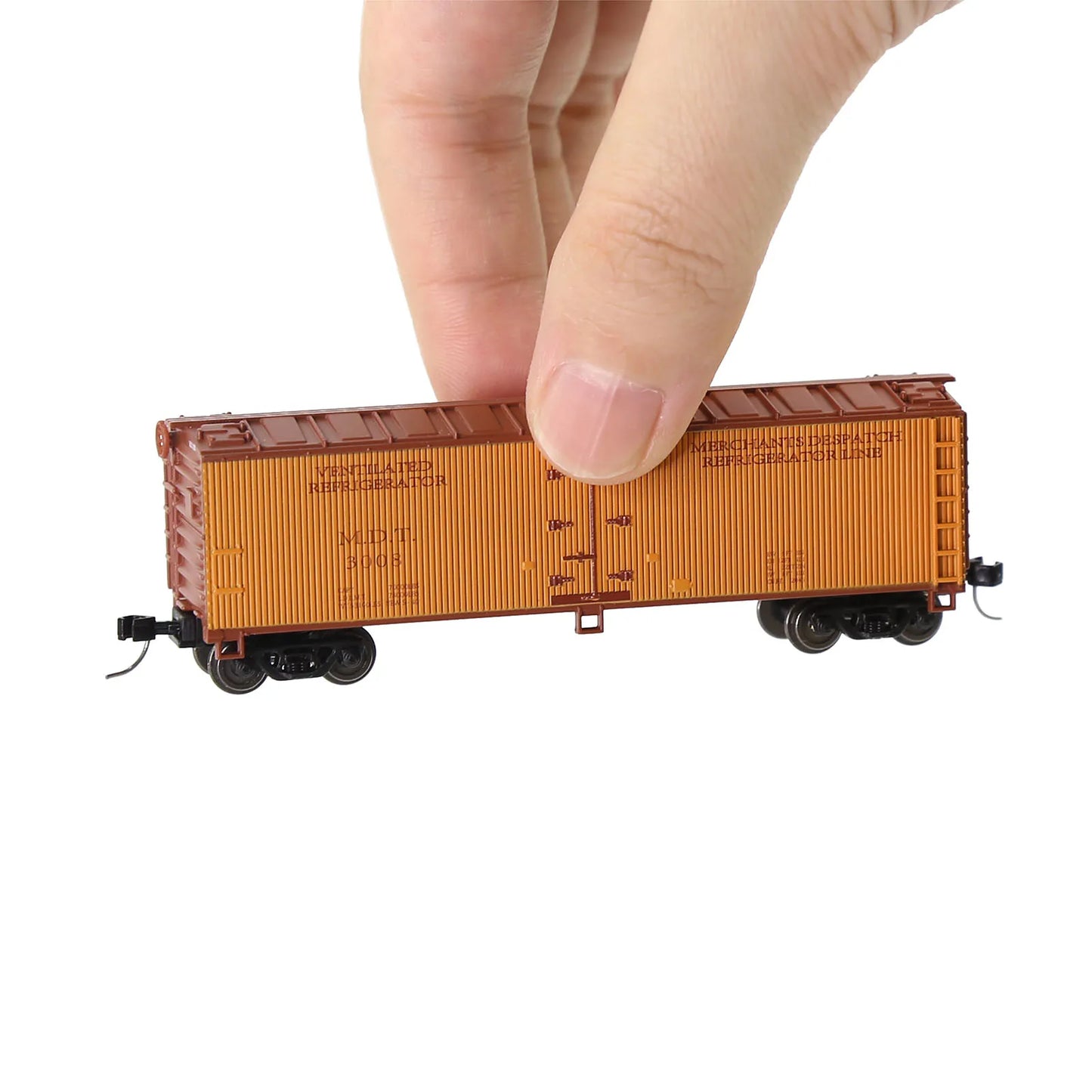 Evemodel Model Railway N Scale 1:160 40' Woodside Reefer 40ft Boxcar Rolling Stock Freight Car C15016