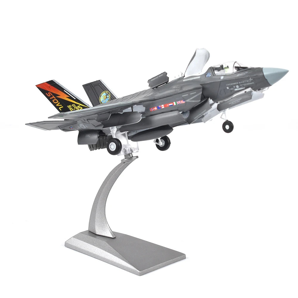 1/72 Scale Diecast Metal  F35B Fighter F-35 Lightning II Aircraft Model Plane