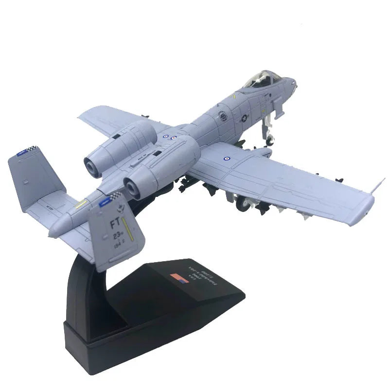 1/100 Scale Diecast Metal A10 Fighter Fairchild Republic A-10 Thunderbolt II