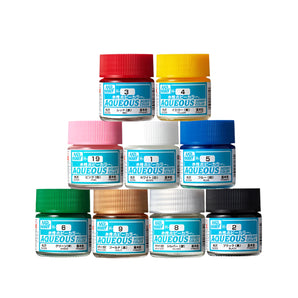 Mr Hobby H25-H48 Water-Based Model Paint for Hand-Painting & Spraying – 10ml – Premium Coloring for Miniatures & Models