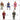 12pcs G Scale Figures 1:25 Seated People